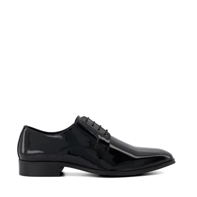 Dune London Sheer Gibson Derby Shoes PatentBlack 804 male 7 (41)