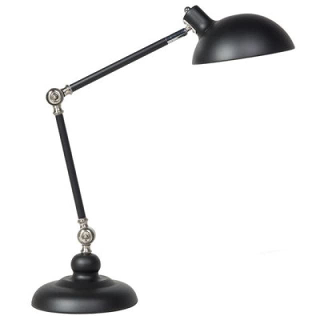 Beliani Desk Lamp Meramec Adjustable Metal Black