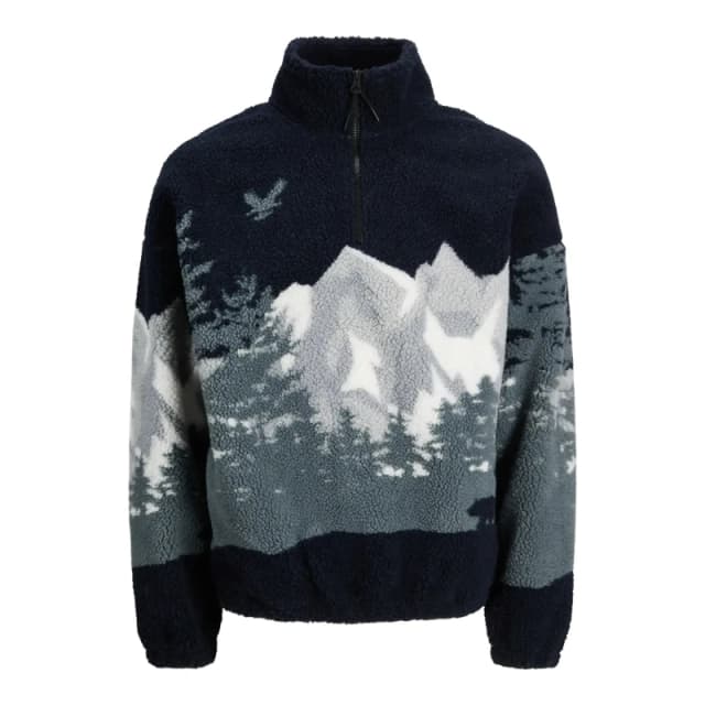 jack & jones Half zip fleece Jack & Jones Teddy Gris Male L