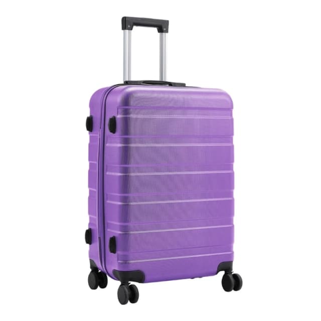 SHEONLY Hardshell Rolling Suitcase 28 Purple Purple unisex 28in