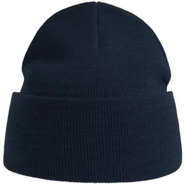Atlantis Atlantis Men Pure Beanie in Navy Navy One Size Male 5063107615183