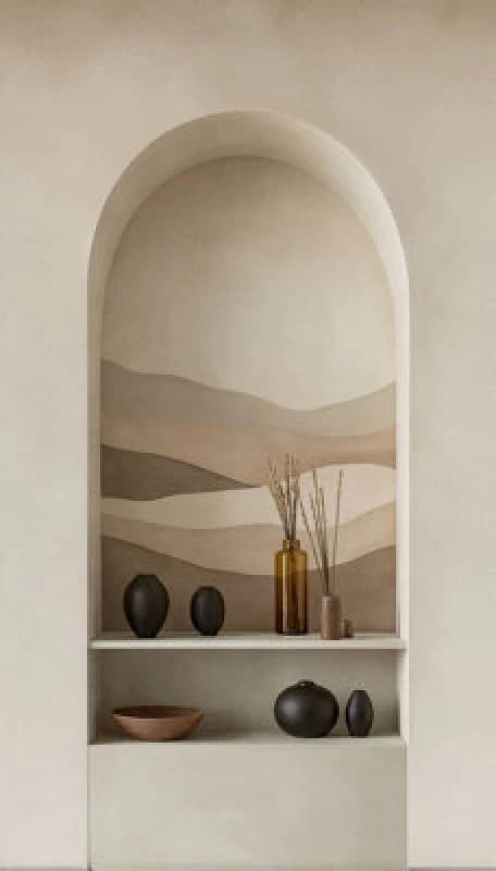 As Creation Bricoflor Non-Woven Wallpaper, Funky Wallpaper In Beige, Brown - 8,80 X 0,53 M