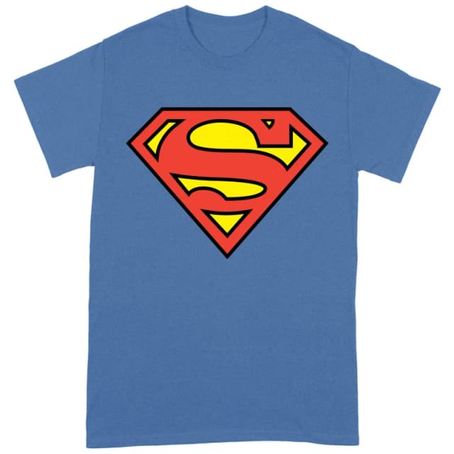 Superman Logo T-Shirt Blue male