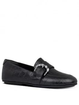 FitFlop Lisbet Loafer - Black, Size 3, Women