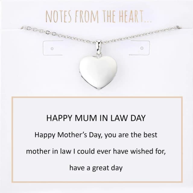 Notes From The Heart NFTH-HAPPY MUM IN LAW DAY Silver unisex One Size