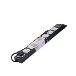 Brennenstuhl 1153343628 8-way Extension Socket w/ Safety Fuse Button