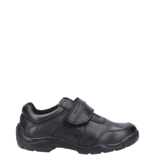 Hush Puppies 'Arlo Junior' Leather Trainers Black