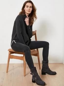 Mint Velvet Mint Velvet Stripe Back Funnel Neck Jumper