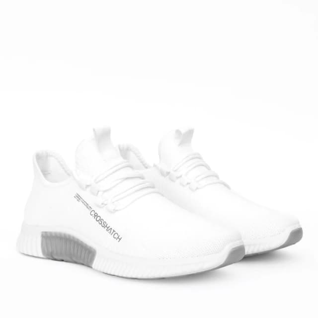 Crosshatch Crosshatch Men Nimbus Trainers in White Size: 7 White 7 Male 5059294181280
