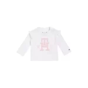 Tommy Hilfiger Baby Monogram Tee L/S - White