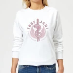 Star Wars The Rise Of Skywalker True Jedi Womens Sweatshirt - White - L