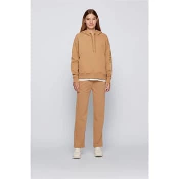 Hugo Boss Emayla Gold Sweatpants Pastel Brown Size L Women