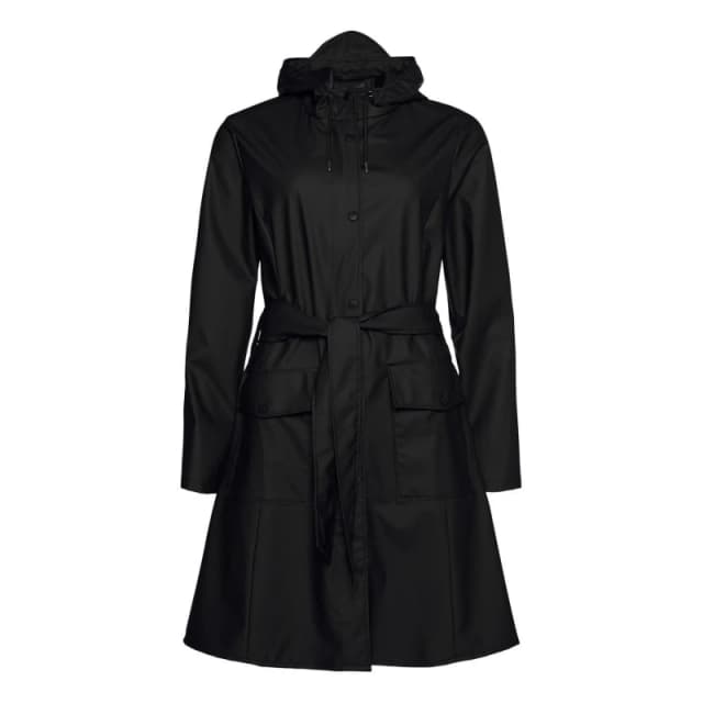 Rains Curve Jacket - Black M