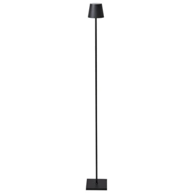 Beliani Wireless LED Floor Lamp Gavarresa Black