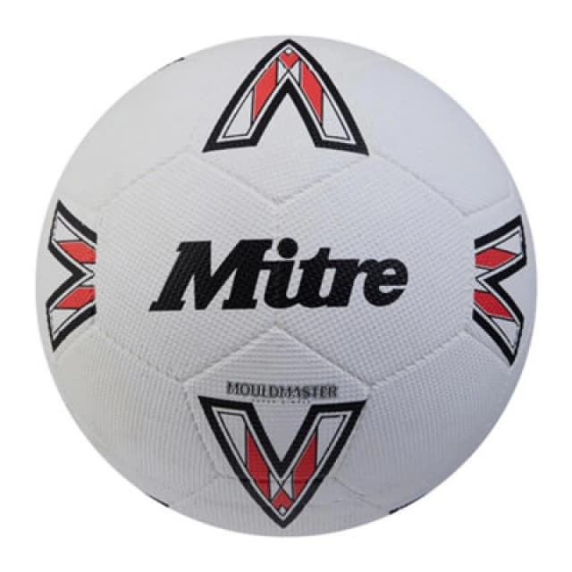 Mitre 2024 Dimpled Football White/black/red (5)