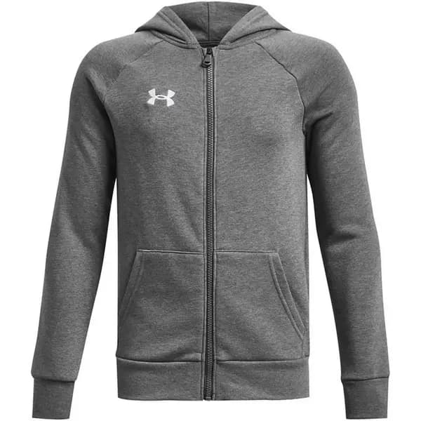 Under Armour Full Zip Hoody Junior Boys 7 - 8 Years (S) Black 53022503175