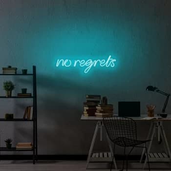 No Regrets - Blue Blue Wall Lamp