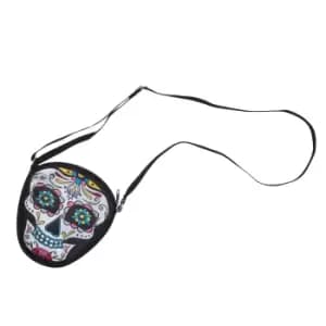 Bristol Novelty Day Of The Dead Bag (One Size) (Black/Multicoloured)