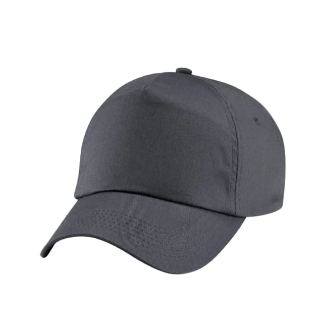 Beechfield Original 5 Panel Cap in Dark Grey Dark Grey Unisex One Size