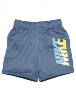 Nike Younger Boys Performance Shorts - Grey, Size 6-7 Years