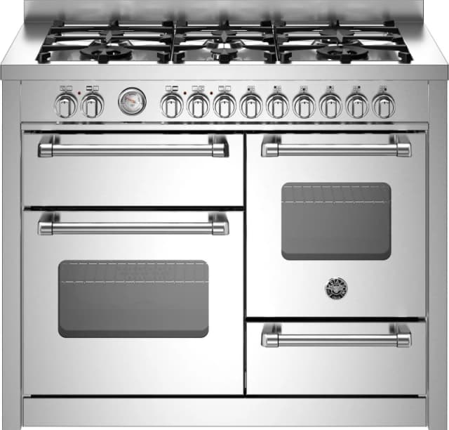 Bertazzoni MAS116L3EXC 110cm Master Series XG Dual Fuel Range Cooker - STAINLESS STEEL MAS116L3EXC