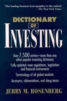 Dictionary of Investing by Jerry M. Rosenberg Book