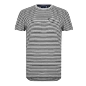 Superdry Stripe T-Shirt - Grey