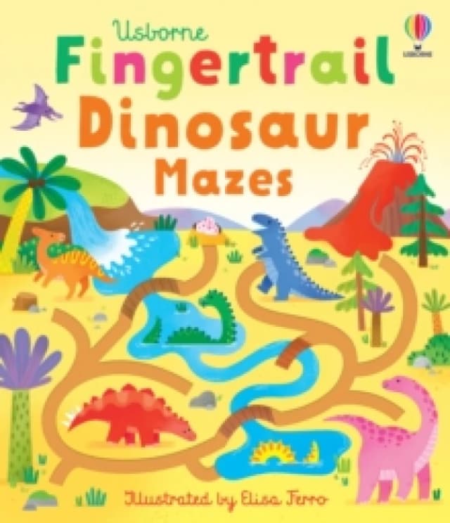 Fingertrail Dinosaur Mazes Board book