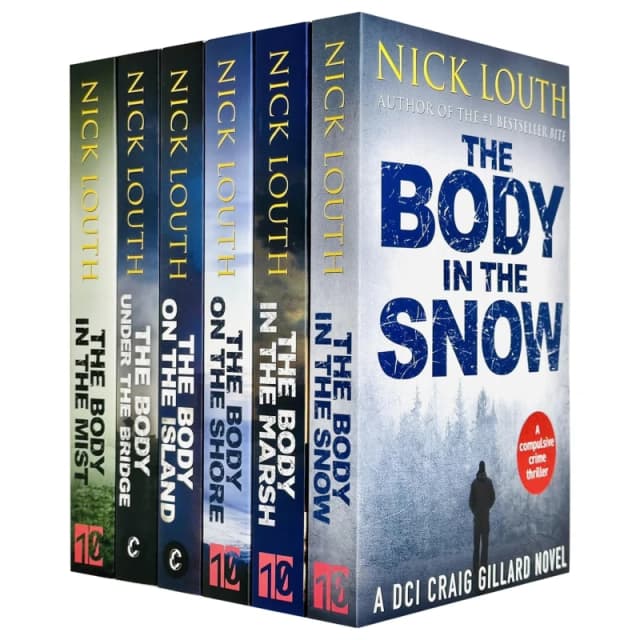DCI Craig Gillard Crime Thrillers Series 6 Books Collection Set by Nick Louth (The Body on the Shore, The Body Under the Bridge) Nick Louth Books
