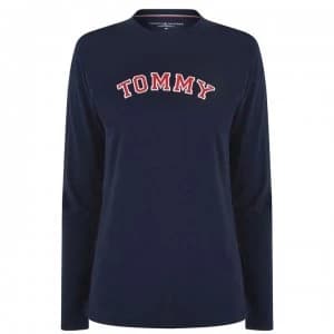 Tommy Bodywear Long Sleeve Crew T Shirt - Navy Blazer