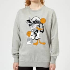 Space Jam Bugs And Daffy Tune Squad Womens Sweatshirt - Grey - L