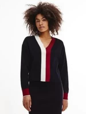 Tommy Hilfiger Global Stripe V-Nk Sweater