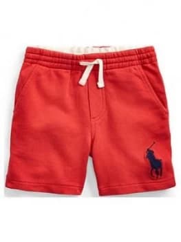 Ralph Lauren Boys Big Pony Jersey Short - Red