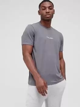 Calvin Klein Modern Structure Lounge T-Shirt - Sleek Grey , Sleek Grey Size M Men