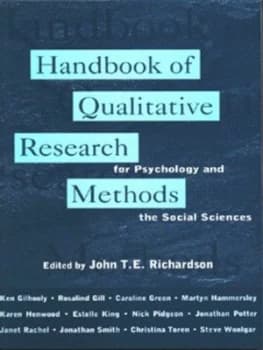 Handbook of Qualitative Research Methods for Psychology and the Social Sciences by John T. E. Richardson Book