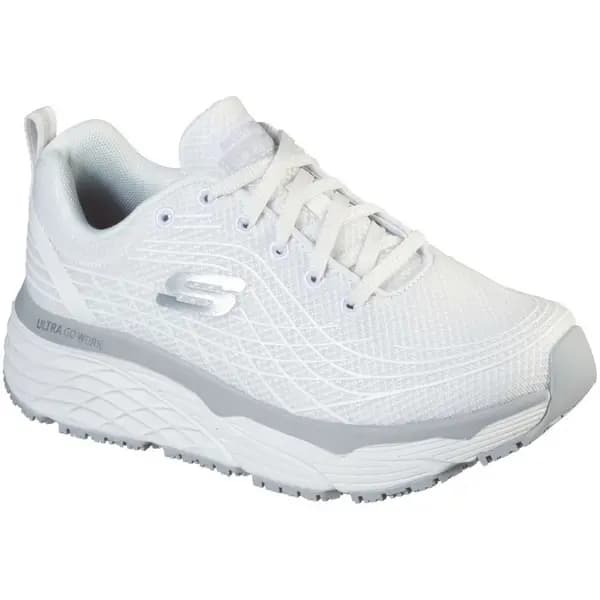 Skechers Max Cushioning Elite Womens Slip Resistant Shoes 32619-55760-05 Colour: White