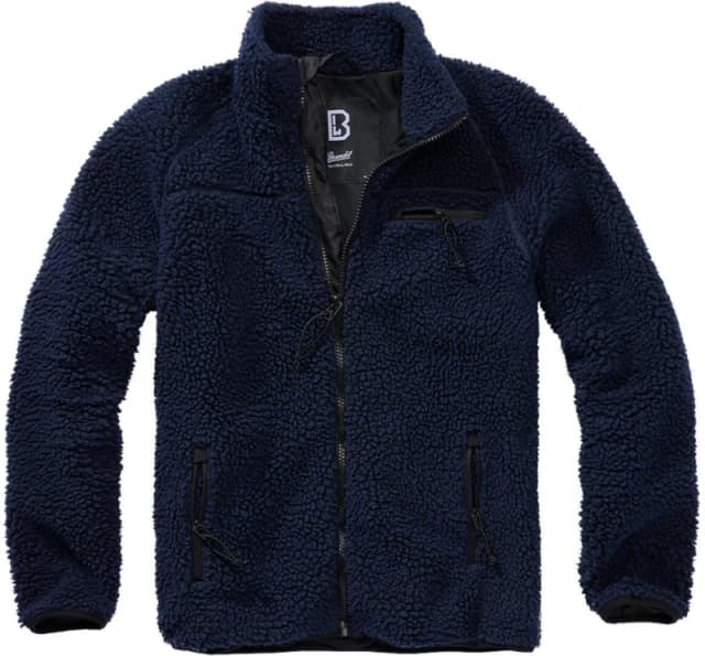 Brandit Teddyfleece Jacket, blue, Size M