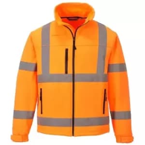 Portwest - S424ORRL - sz L Hi-Vis Classic Softshell Jacket (3L) - Orange - Orange