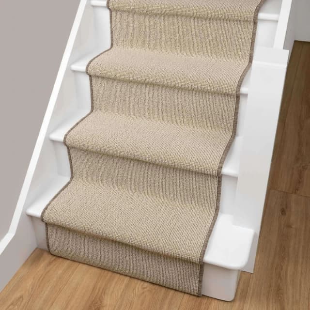 Homemaker Stair Runner - Bobble Design - Cream Runners 57x600cm Cream 40515669000