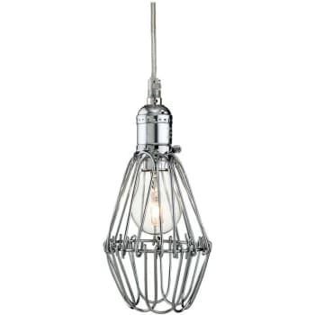 Firstlight - Arcade - 1 Light Ceiling Pendant Chrome, E27