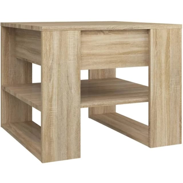 VIDAXL Vidaxl - Coffee Table Sonoma Oak 55.5x55x45cm Engineered Wood 8720286963685
