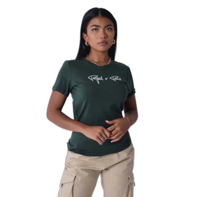 Project X Paris T-Shirt embroidery logo woman Project X Paris Basic Vert Female M