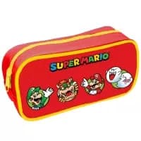 Nintendo Super Mario Character Circles Pencil Case - Red