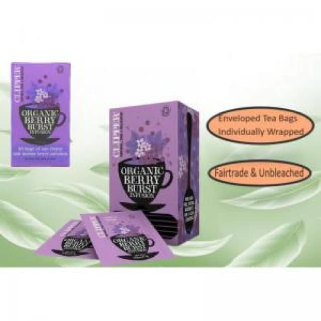 Clipper Organic Infusion Berry Burst 25 Envelopes - PACK 6 NWT516P NWT516P