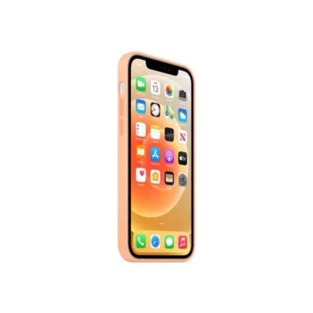 iPhone 12 12 Pro Silicone Case with MagSafe - Cantaloupe
