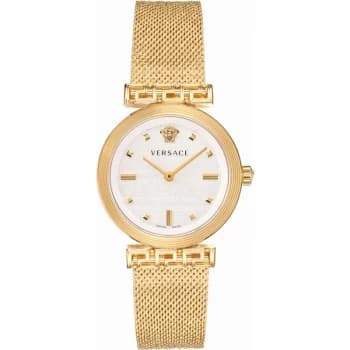 Versace Silver and Champagne 'Greca Motiv' Luxury Watch - velw00820 - multicoloured
