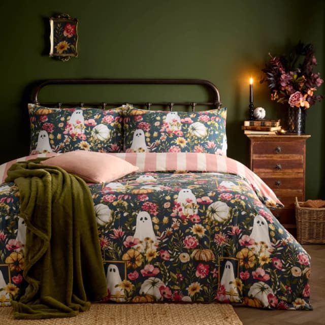 Furn Furn Bootanical Printed Reversible Duvet Cover Set Size: Double Multi Double Unisex 5025532841452