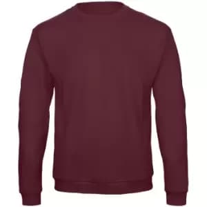 B&C Adults Unisex ID. 202 50/50 Sweatshirt (2XL) (Burgundy)