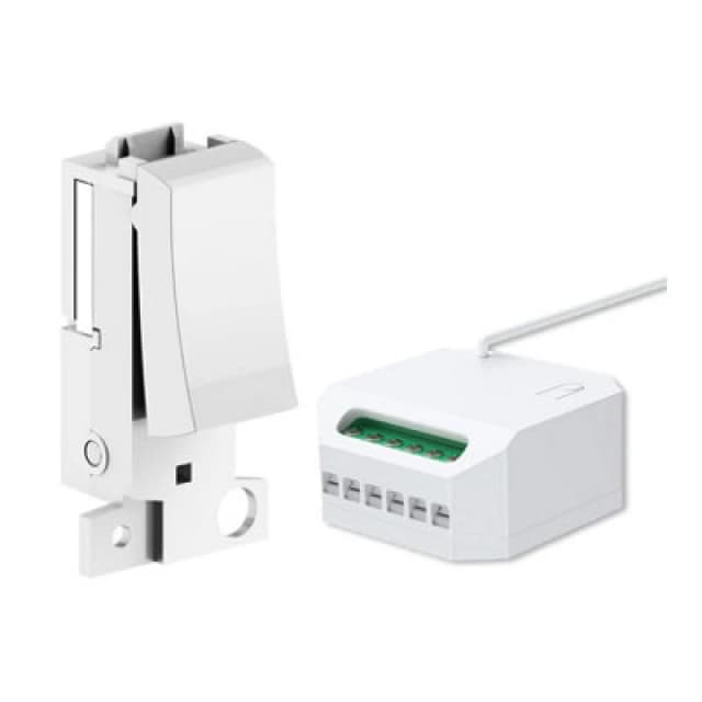 Ener-J Ener - J Wireless Kinetic 1 Gang Switch And WiFi 5A Rf Mini Receiver White 240V