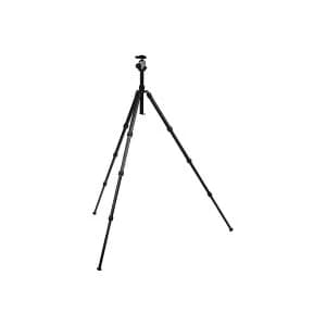 Camlink Carbon Fibre Lightweight Traveller Ball Head Tripod (Max Height 139cm) - Black